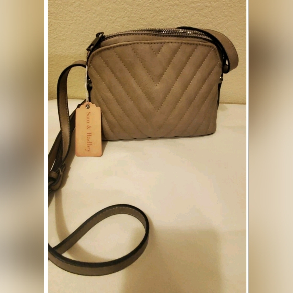 Sam & Hadley Women’s Putty Small Crossbody Handbag